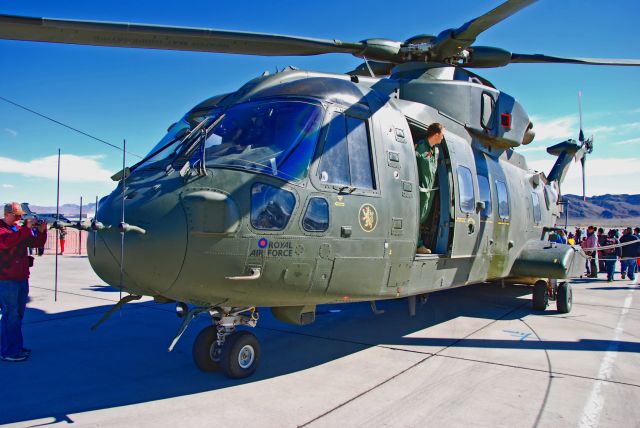 ZJ133 — - United Kingdom - Royal Air Force (RAF) Agusta-Westland Merlin HC.3 ZJ133 cn 50181  Aviation Nation 2012  Las Vegas - Nellis AFB (LSV / KLSV) USA - Nevada, November 10, 2012 Photo: Tomas Del Coro