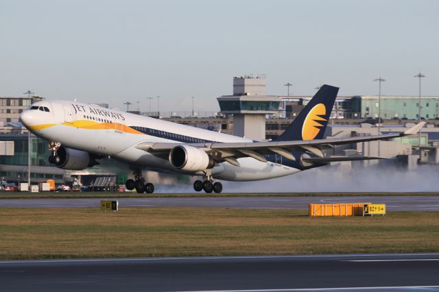 Airbus A330-200 (VT-JWP) - JAI129 rotating at the start of the return to Mumbai.  VT-JWP has been the most regular visitor to Manchester on the recently started service from Mumbai.