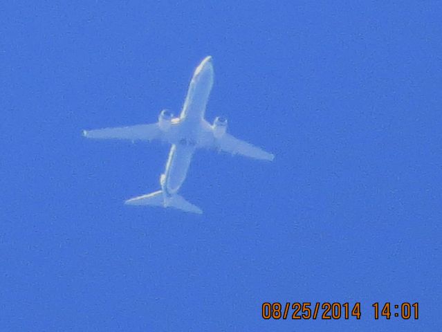 Boeing 737-800 (N551AS) - Alaska Airlines flight 774 from SEA to TPA over Baxter Springs Ks (78KS) at 35k feet.