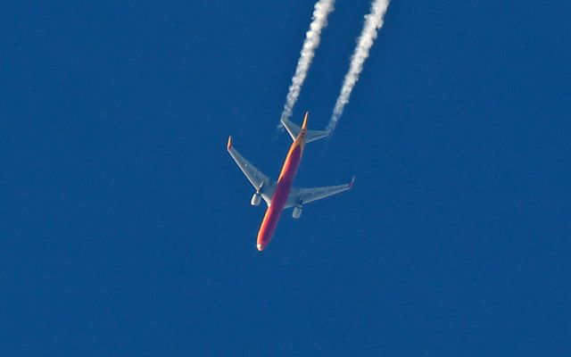 BOEING 767-300 (G-DHLH) - dhl b767-3 g-dhlh 32,000ft over ennis routing leipzig to jfk 13/1/18.