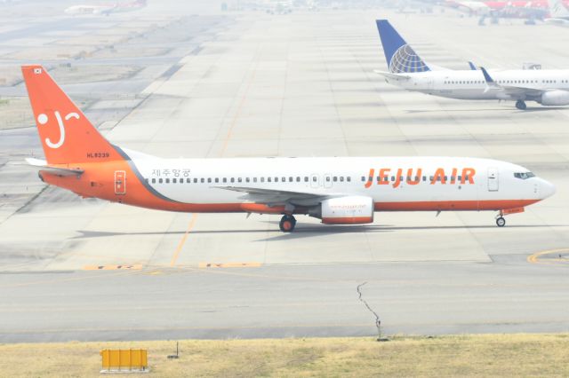 Boeing 737-800 (HL8239) - It did Mu wing.