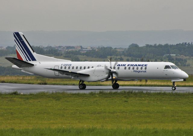 F-GMVB — - Air France Regional - Saab 2000 C/N 2000-019 - at Metz - 2004-07-08.