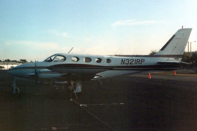 Cessna 340 (N321RP) - Seen here in Jan-92.
