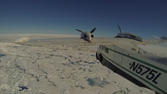 Grumman G-44 Widgeon (N575L) - Grumman Widgeon over the Arctic Ocean, Alaska