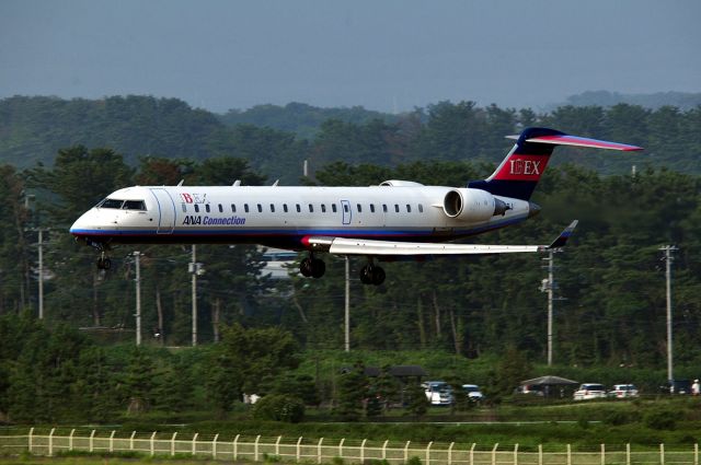 Canadair Regional Jet CRJ-700 — - I got a photo of IBEX CRJ-700 in Sendai Airport,Japan.07/2010.