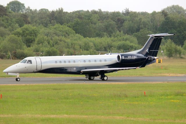 Embraer Legacy 600/650 (VP-CBC) - Back tracking to depart rwy 06 on 19-May-25 heading for OJAM.