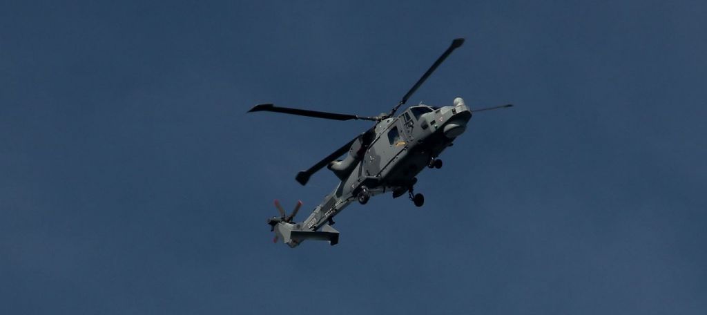 WESTLAND Super Lynx (ZZ-378) - Agusta Westland Wildcat ZZ378 in the vicinity of RNAS Yeovilton (EGDY) 18th Nov 2014 at 1220 GMT