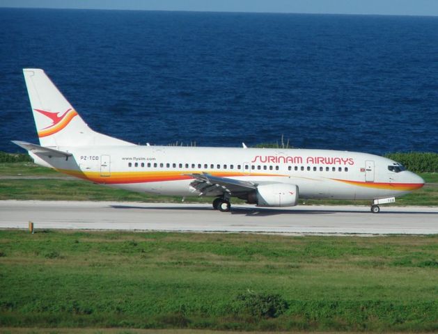 BOEING 737-600 (PZ-TCO) - just landed at Hato