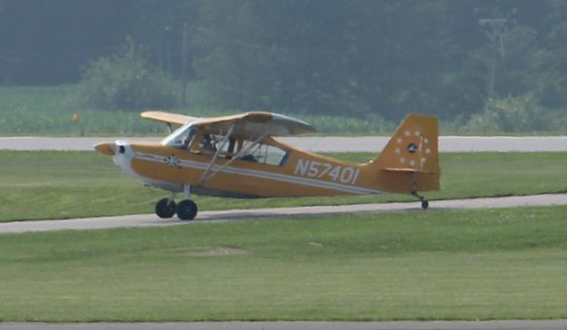 CHAMPION Sky-Trac (N57401) - Taxiing from rwy 27 on 7/8/11