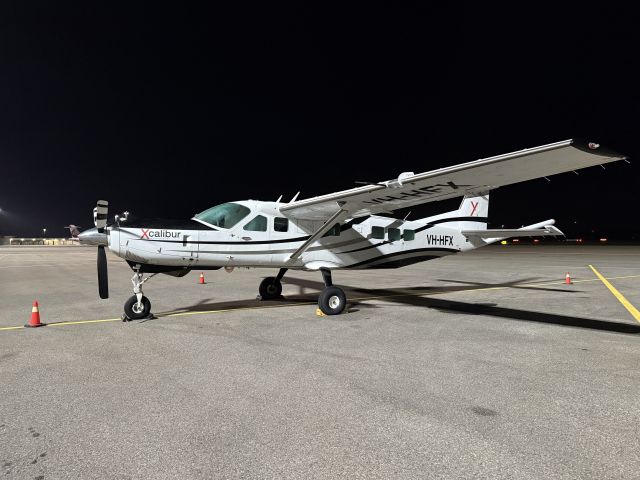 Cessna Caravan (VH-HFX) - Start of a ferry flight Norway to Australia. 22-OCT-24 at the Sundt Air ramp. 