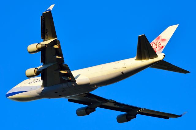 Boeing 747-400 (B-18708) - China Air Cargo - B18708 - B747-400 - Departing KDFW 11/17/2013