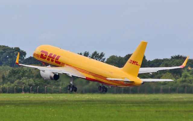 Boeing 757-200 (G-DHKB) - dhl b757-256(pcf) g-dhkb training at shannon 5/8/16.