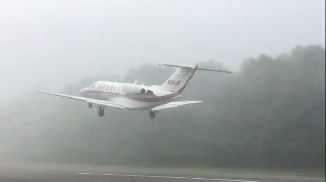 N20JK — - 2002 Cessna Citation CJ2 departing Mountain View in extreme IFR conditions