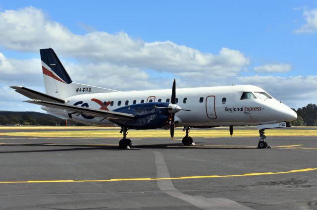 Saab 340 (VH-PRX) - Regional Express Saab 340B VH-PRX (msn 303) at Wynyard Airport Tasmania Australia. 18 February 2022.