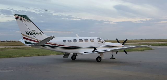 Cessna Conquest 2 (N68HS) - CONQUEST at Rick Husband Intnl. Airport, Amarillo, Texas