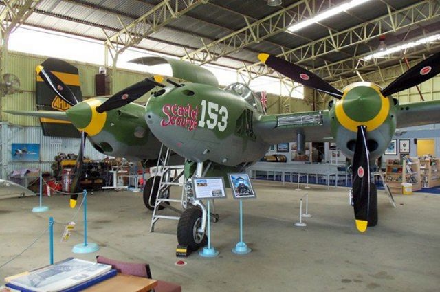 Lockheed P-38 Lightning — - Plane Museum at Parafield airport. Restoration of a P38 Lockheed Lightning.