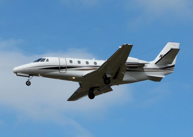 Cessna Citation Excel/XLS (N717NB) - Landing on runway 23 at the Shreveport Regional airport.