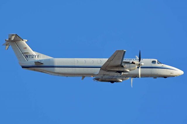 Beechcraft 1900 (N112YV) - Ameriflight Beech 1900C N112YV at Phoenix Sky Harbor on October 27,2017. 