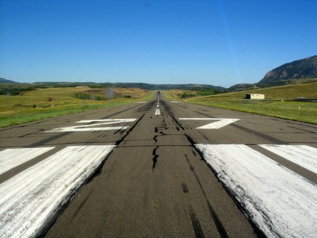 — — - Telluride, CO, before swale removal.