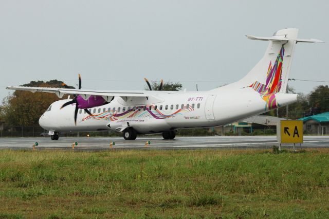 ATR ATR-72 (9Y-TTI) - New livery for the airline.