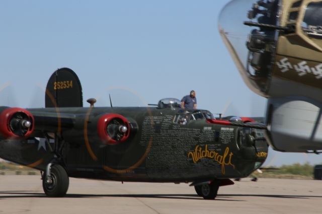 Consolidated B-24 Liberator (N224J) - Collings Foundation Consolidated Liberator B-24J, Witchcraft, on 18 April 2015.