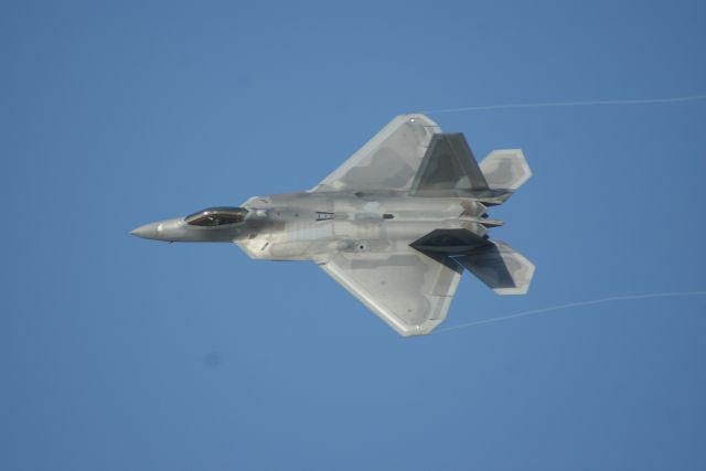 Lockheed F-22 Raptor — - F22 Raptor flyby at the Dubai Air Show 15NOV09