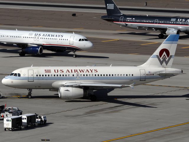 N828AW — - America West heritage livery