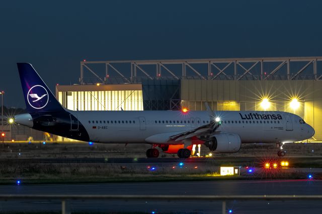 Airbus A321neo (D-AIEC) - Blue hour!