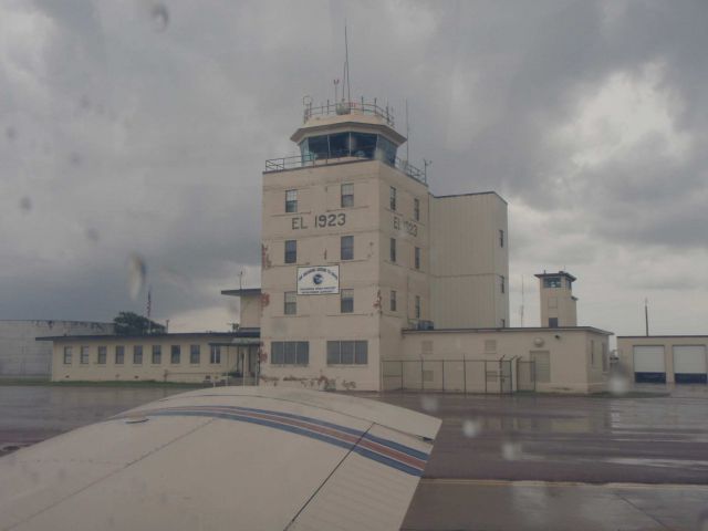 Piper Saratoga/Lance (N30082) - KCSM Airport Control tower 2010 On our way to Gillette Wy, KGCC Taxing after landing   Clinton Sherman Oklahoma.