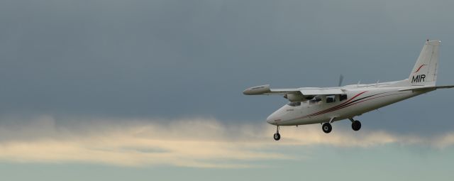 ZK-MIR — - MIR on short finals for Runway 29 at Christchurch International Airport on 1 March 2009. I completed my multi-instrument rating in this girl. A sweet machine to fly. Its now got these little modern winglets and a nice paint scheme, since I last flew her back in the 1997.