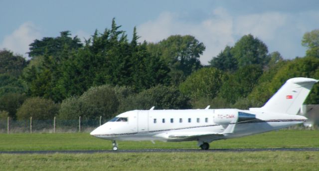 Canadair Challenger (TC-CMK) - TC CMK AT SHANNON IRELAND 11/10/14