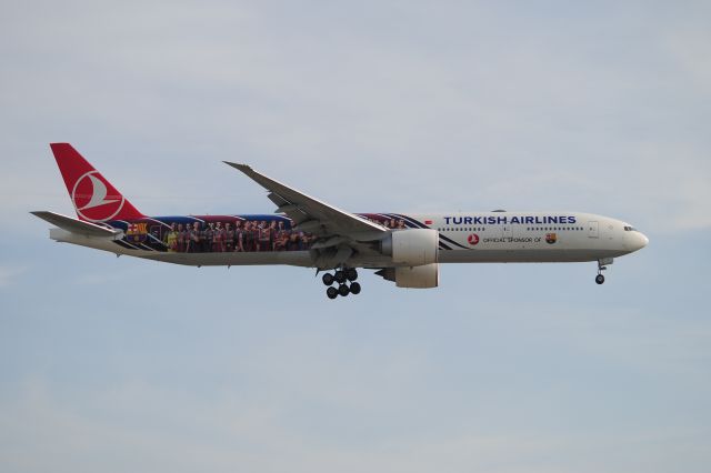 BOEING 777-300ER (TC-JJI) - WEARS THE "BARCELONA SOCCER TEAM" c/s.