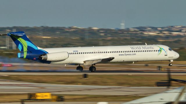 McDonnell Douglas MD-83 (N805WA) - 13R arrival.