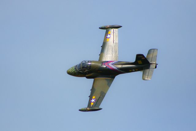 — — - BAC 167 Strikemaster Mk 84 ("The Dragon") performs at the Kansas City Air Show @ Wheeler Downtown Airport, Kansas City, Missouri