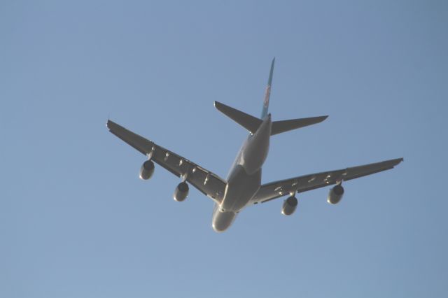 Airbus A380-800 (B-6136) - FINAL APPROACH KLAX 24R