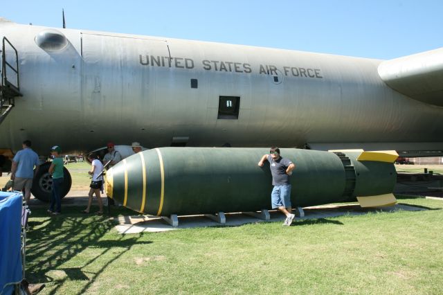 5113730 — - Hydrogen Bomb replica near the RB-36 Peacemaker.