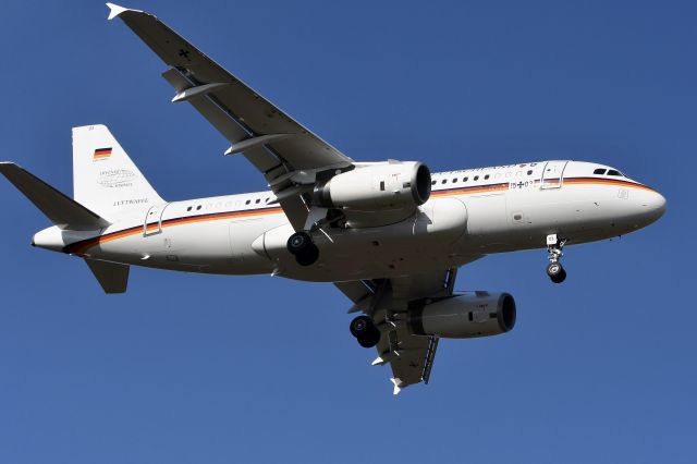 Airbus A319 — - 15+03 A319 Luftwaffe/Offener Himmel (Open Skies) arriving back to its home base