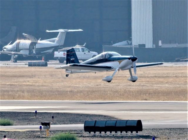 Vans RV-7 (N67CV) - Vans RV7 departs Livermore Municipal Airport, Livermore CA. August 2020