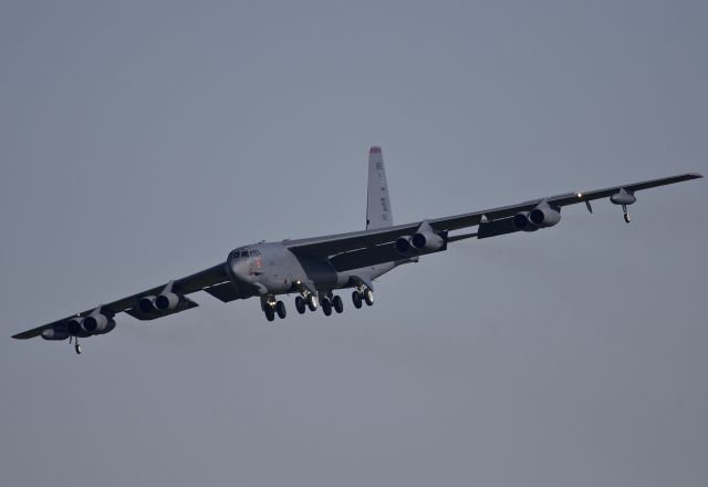 Boeing B-52 Stratofortress (60-0042) - Turning final into Barksdale AFB, Shreveport, LA. View in "full" for highest image quality