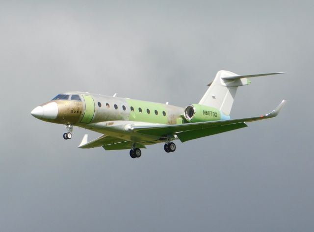 IAI Gulfstream G280 (N607DX) - N607DX on finals at Aldergrove from Tel Aviv on 25/08/2023.