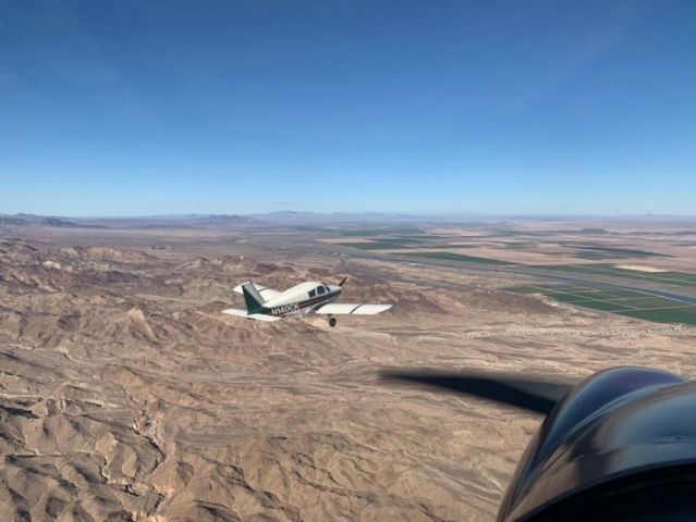 Piper Cherokee (N140CK) - Leaving Blythe, CA