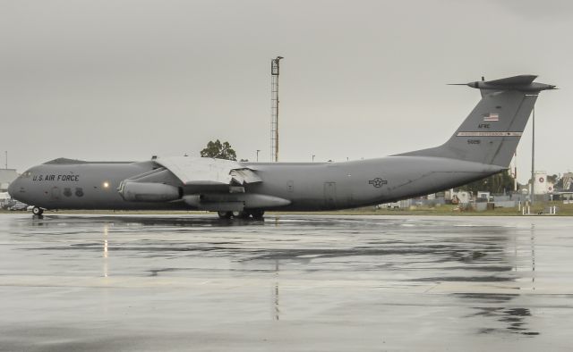 Lockheed C-141 Starlifter (65-0261) - Final ever C141 in Christchurch departing for Hickam Hawaii, March 2005.