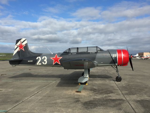 Cessna Cutlass RG (N6339V) - Awesome Chinese trainer parked on the ramp at Hollister, CA (CVH). Beautiful plane!