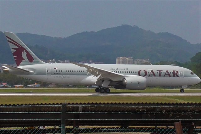 Boeing 787-8 (A7-BDC) - Qatari 787 from Doha. Now flying three times weekly to Penang Island.