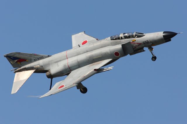 McDonnell Douglas F-4 Phantom 2 (47-8333) - JASDF 302SQ F-4EJ Kai Phantom winging walk for airshow practice.