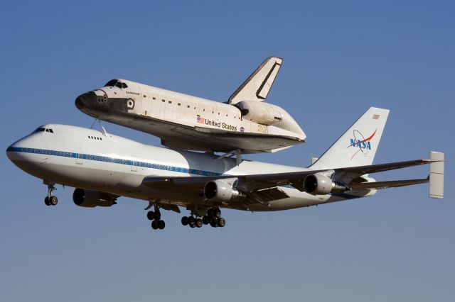 Boeing Shuttle Carrier (N911NA) - With OV-105 Endeavour.  Dec. 10, 2008.