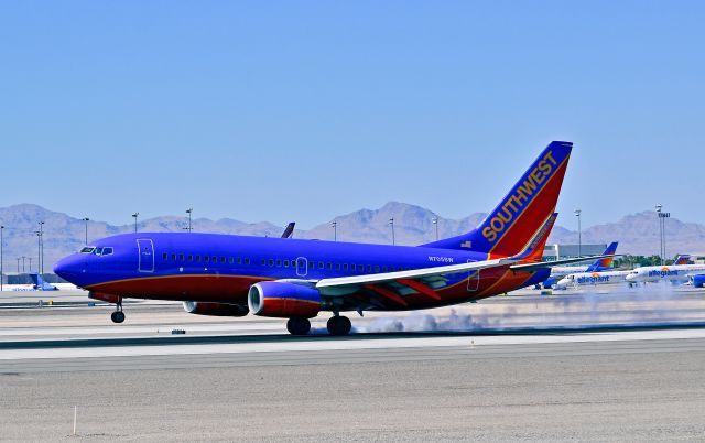 Boeing 737-700 (N705SW) - br /N705SW Southwest Airlines Boeing 737-7H4 (cn 27839/20)br /br /- Las Vegas - McCarran International (LAS / KLAS)br /USA - Nevada, June 27, 2012br /Photo: Tomás Del Coro