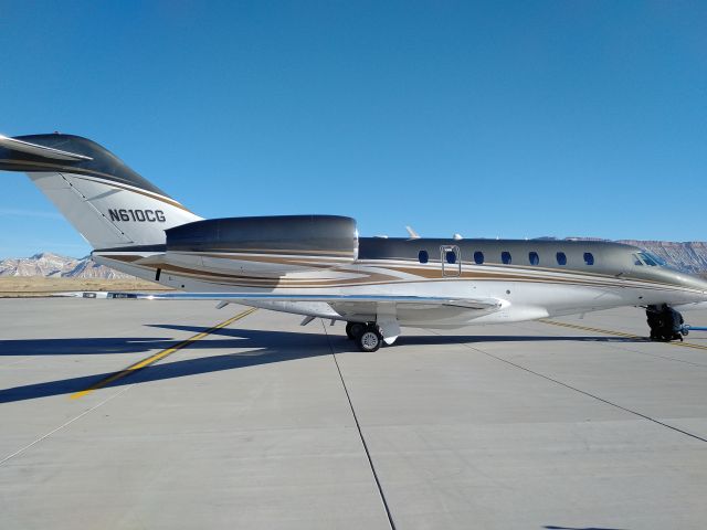 Cessna Citation X (JTL610) - Fresh out of the paint shop.