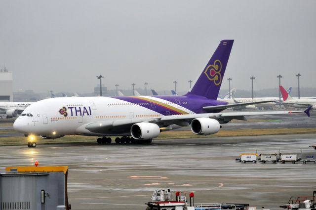 Airbus A380-800 (HS-TUB) - 2013 - New THAI A380...