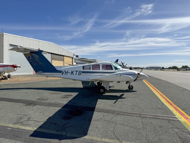 — — - The Duchess is a classic multi-engine trainer. Jandakot airport, near Perth, Australia. 27-MAR-2-25.